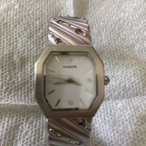 Chico's Silver and White Jewelry with Vintage-Inspired Design